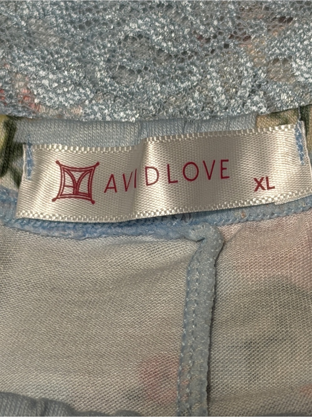 Avidlove Floral Lace Pajama Set – Women’s 2-Piece Sleepwear – XL NWT - Picture 8 of 12